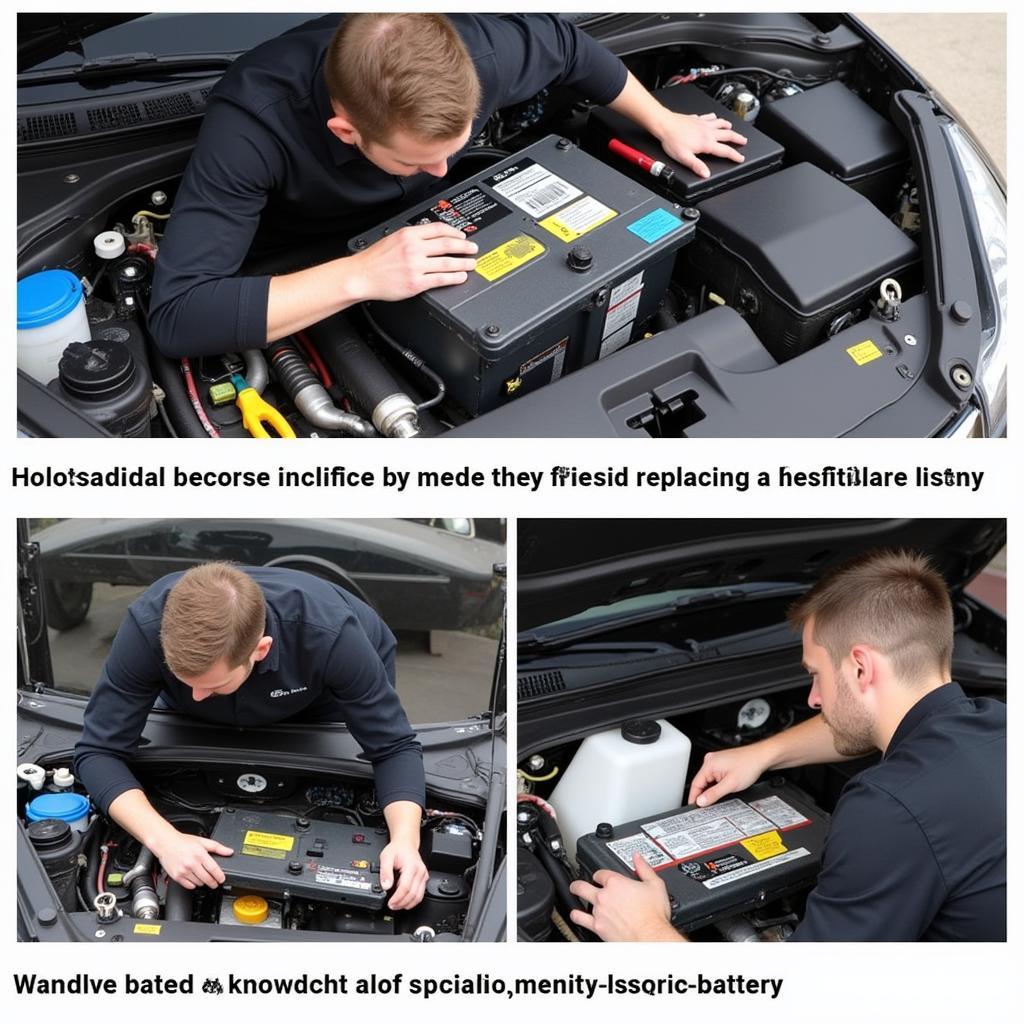 Hybrid Car Battery Replacement Process