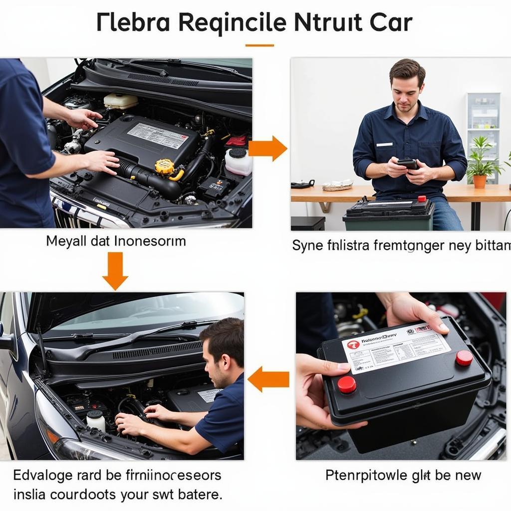 Hybrid Car Battery Replacement Process