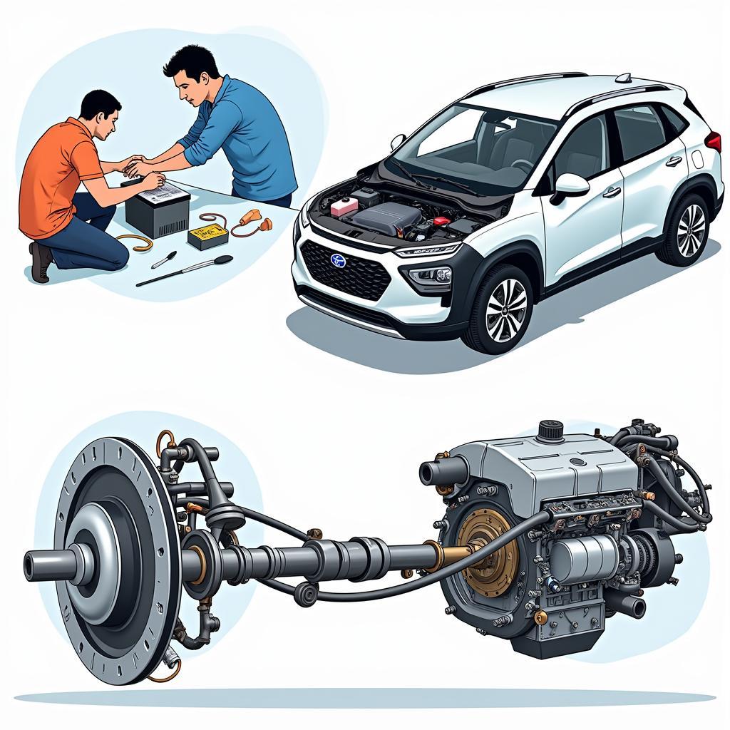 Hybrid car maintenance