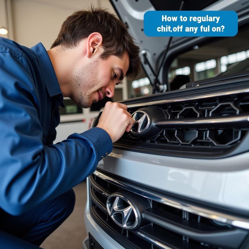 Hyundai AC System Checkup by a Mechanic