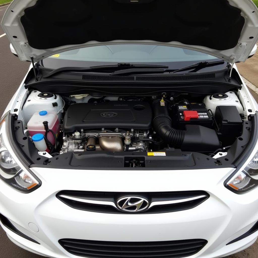 Hyundai Accent GLS 2013 Engine