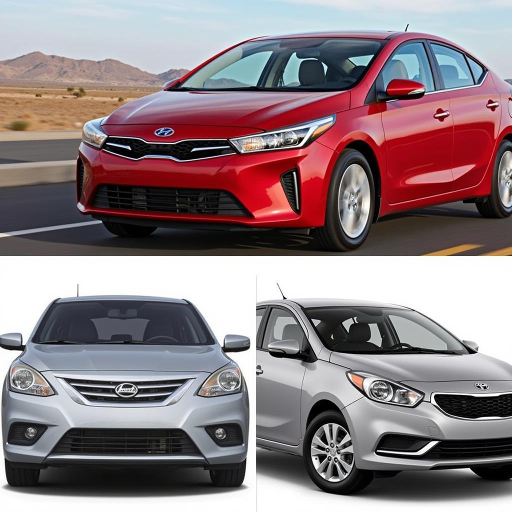 Hyundai Elantra, Kia Cerato, Nissan Sunny