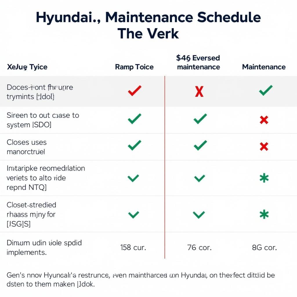 Hyundai Maintenance Schedule