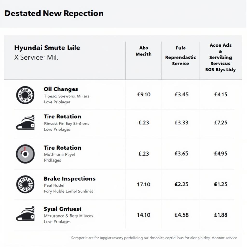 Hyundai Sonata Recommended Maintenance Schedule