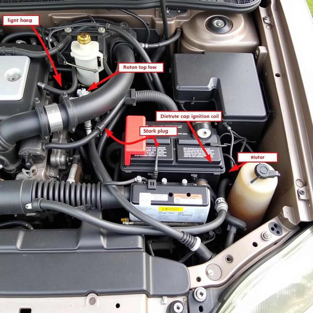 Components of the car ignition system