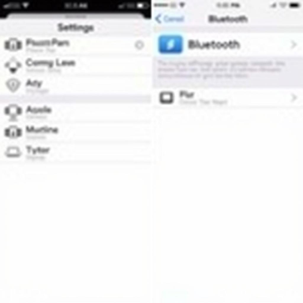 iOS 8 Bluetooth car settings