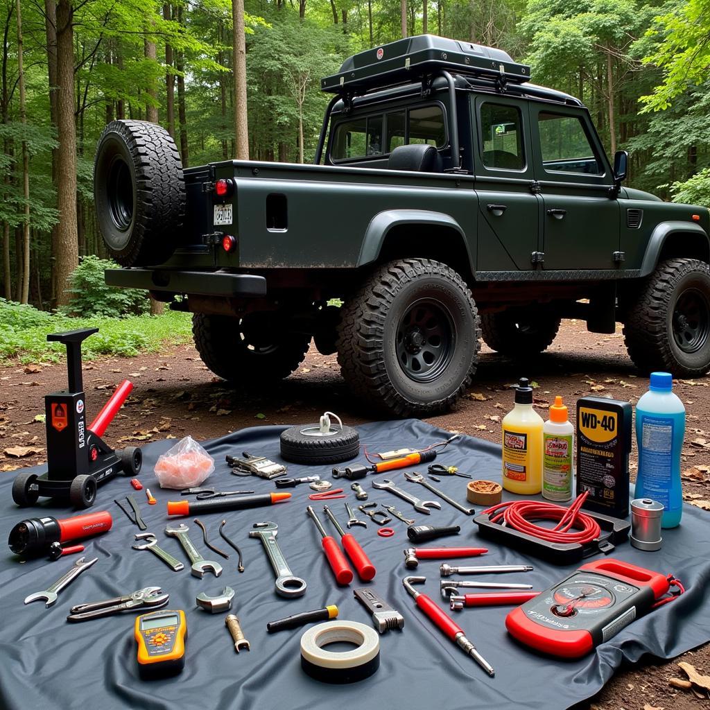 Jungle Car Repair Toolkit Essentials