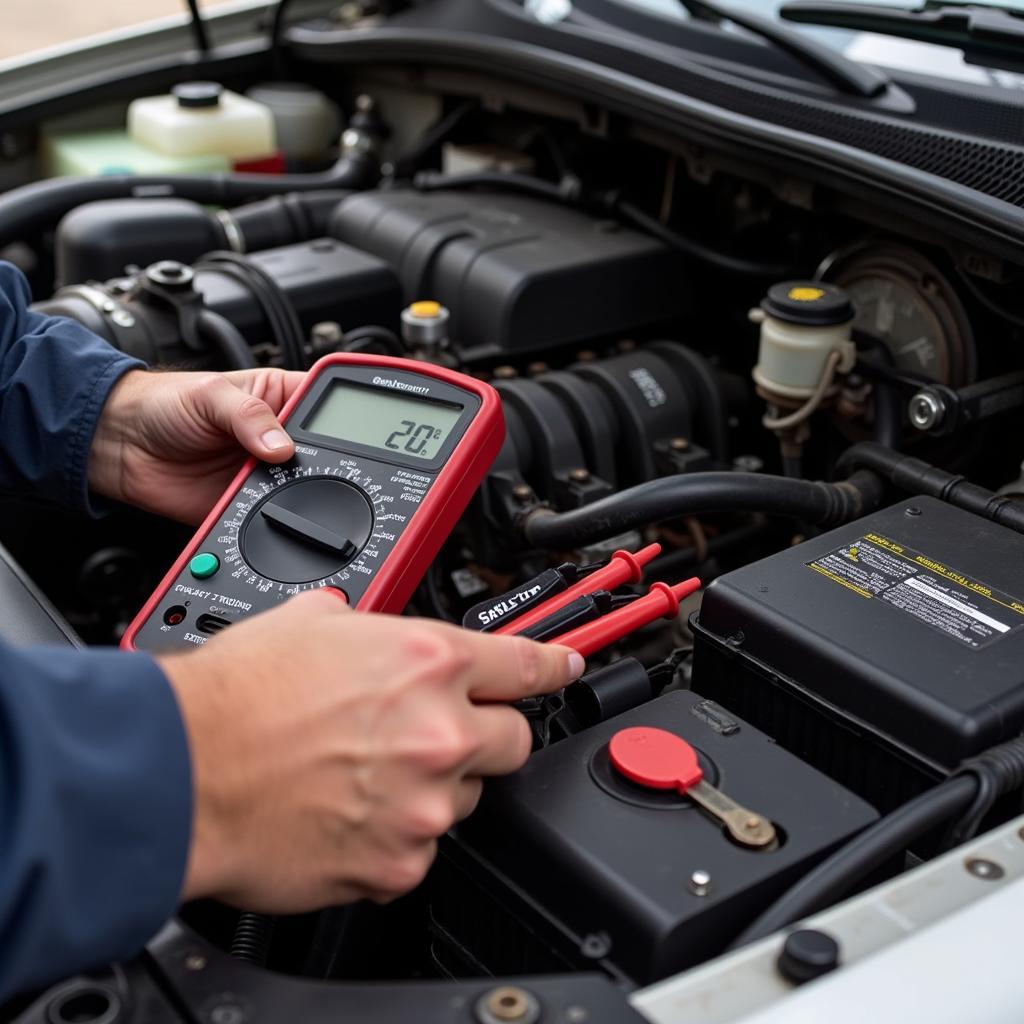 Testing Lincoln Town Car alternator