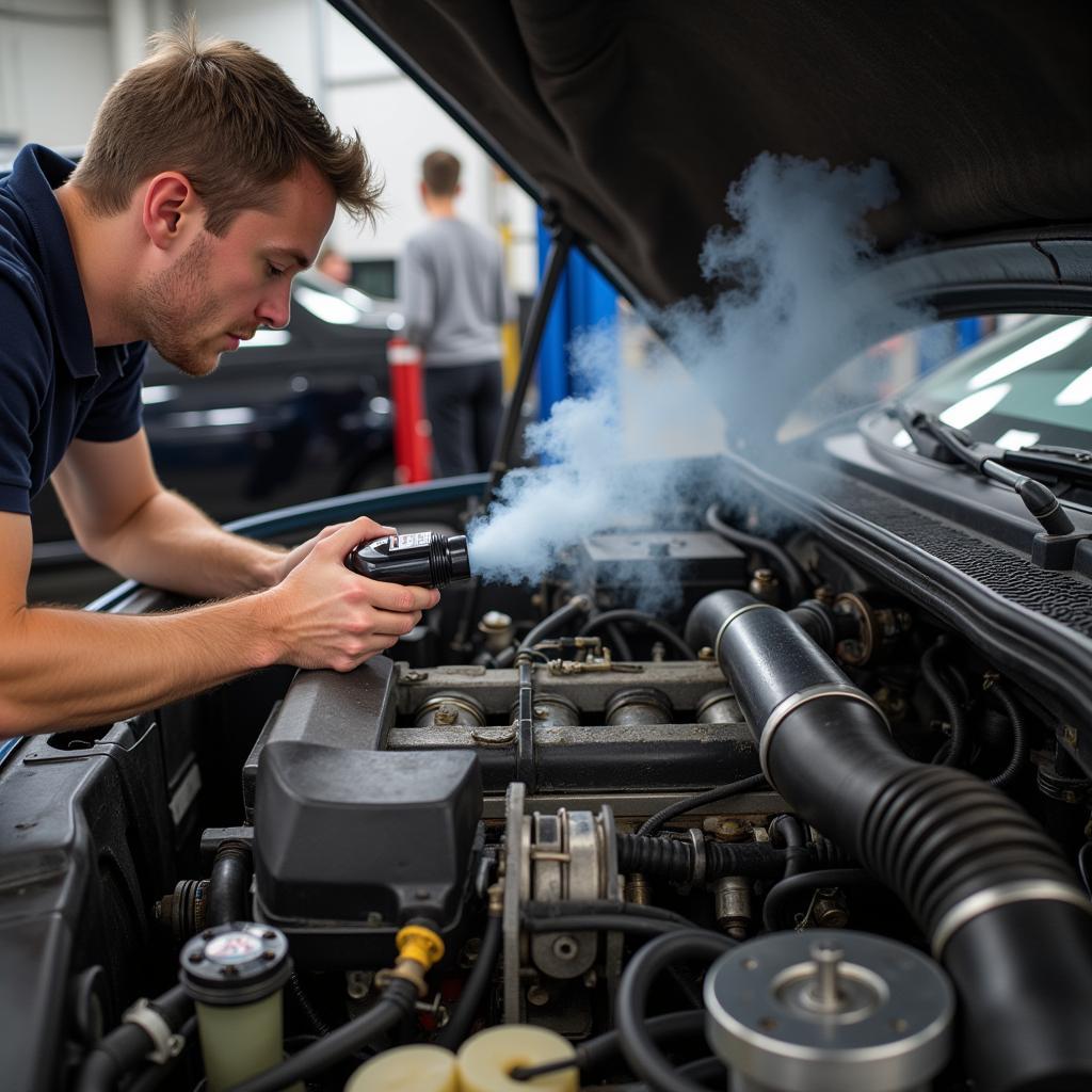 Lincoln Town Car Intake Manifold Vacuum Leak Detection