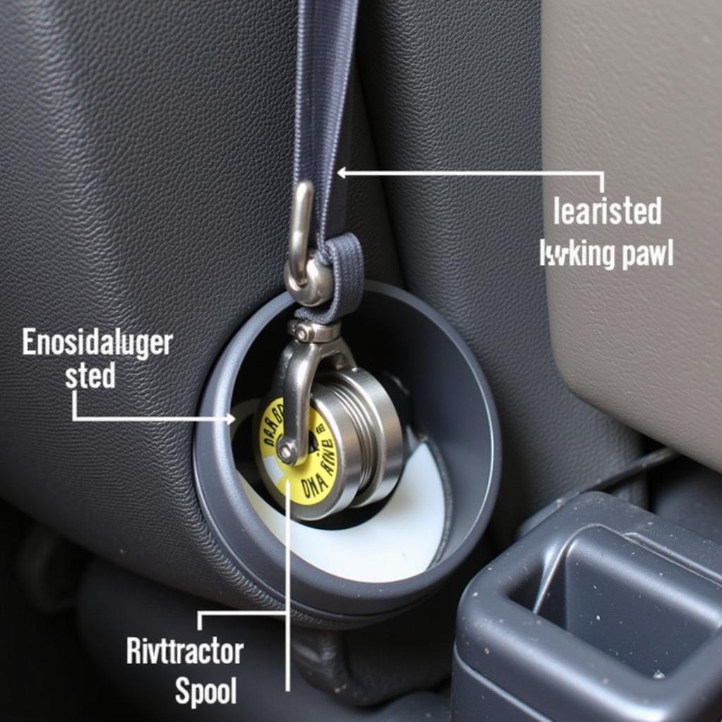 Locked Seat Belt Retractor Mechanism