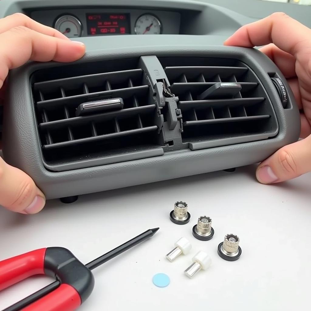 Repairing a Loose Car Air Vent