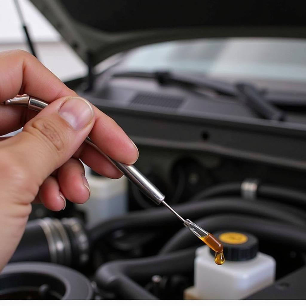 Low Transmission Fluid in a Car