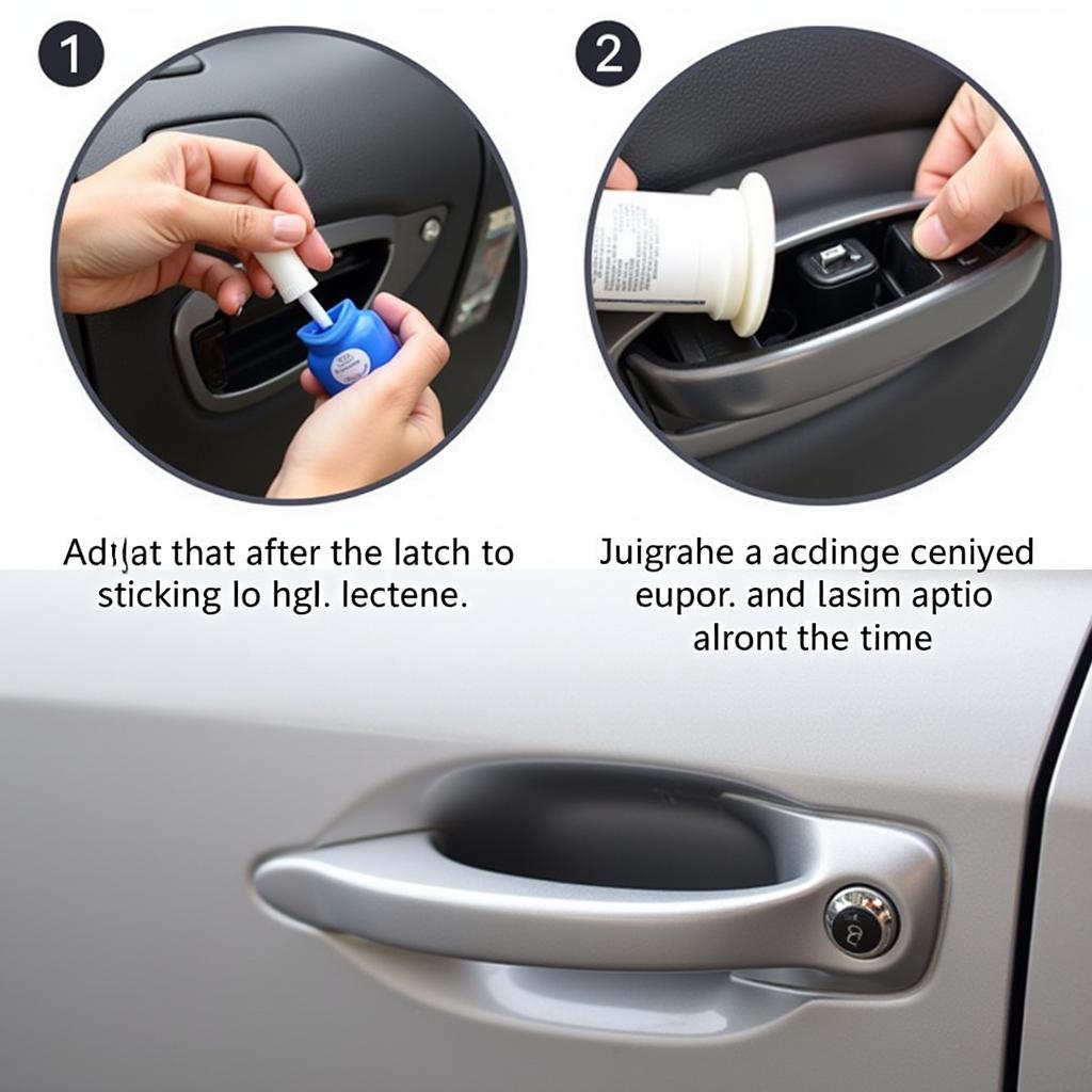 Lubricating a Car Door Latch