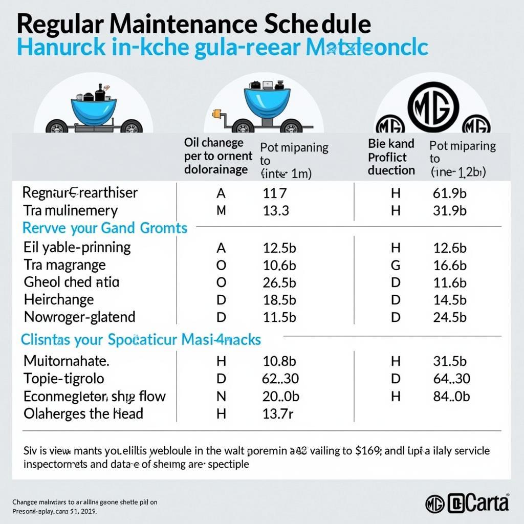 MG Car Regular Maintenance Checklist