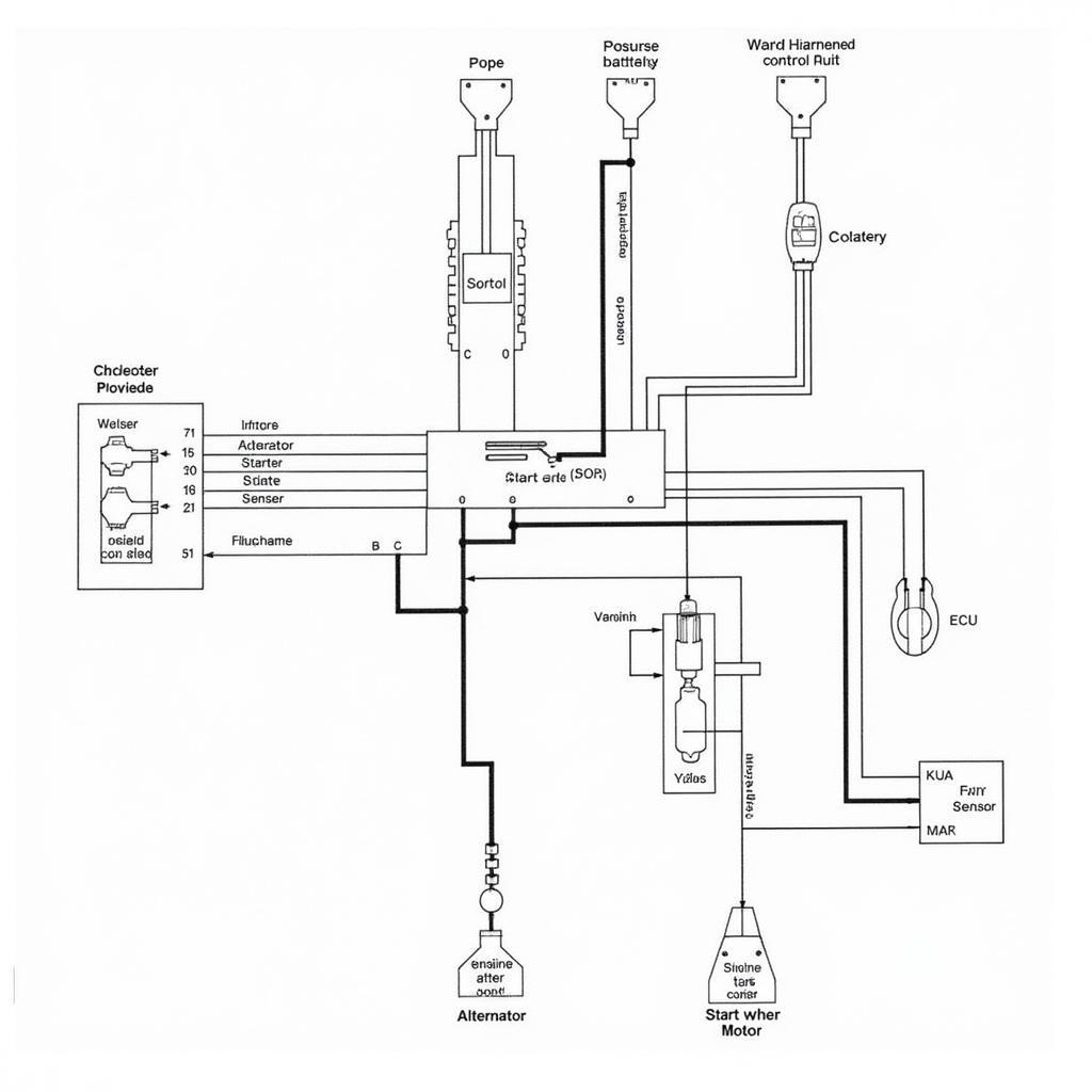 Modern Car Electrical System Diagram