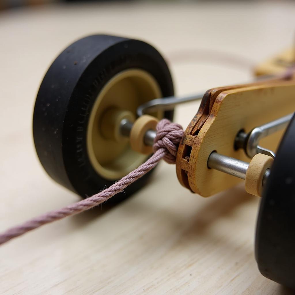 Mousetrap Car String Setup