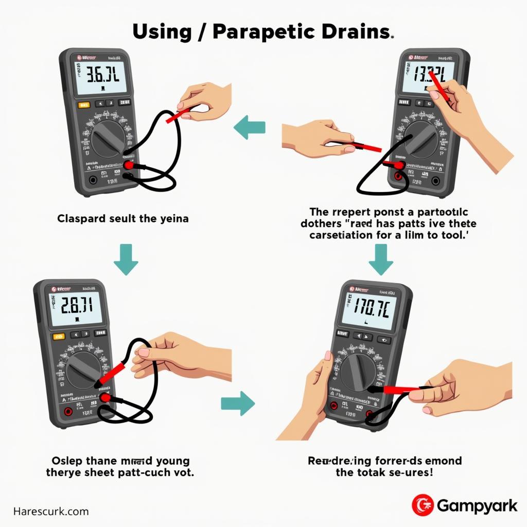 Checking for parasitic drain using a multimeter