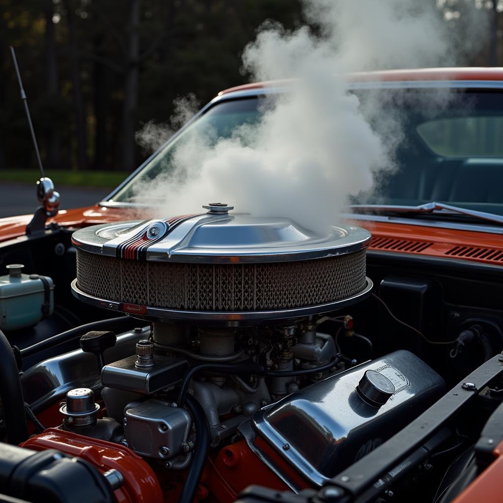 Muscle Car Engine Overheating