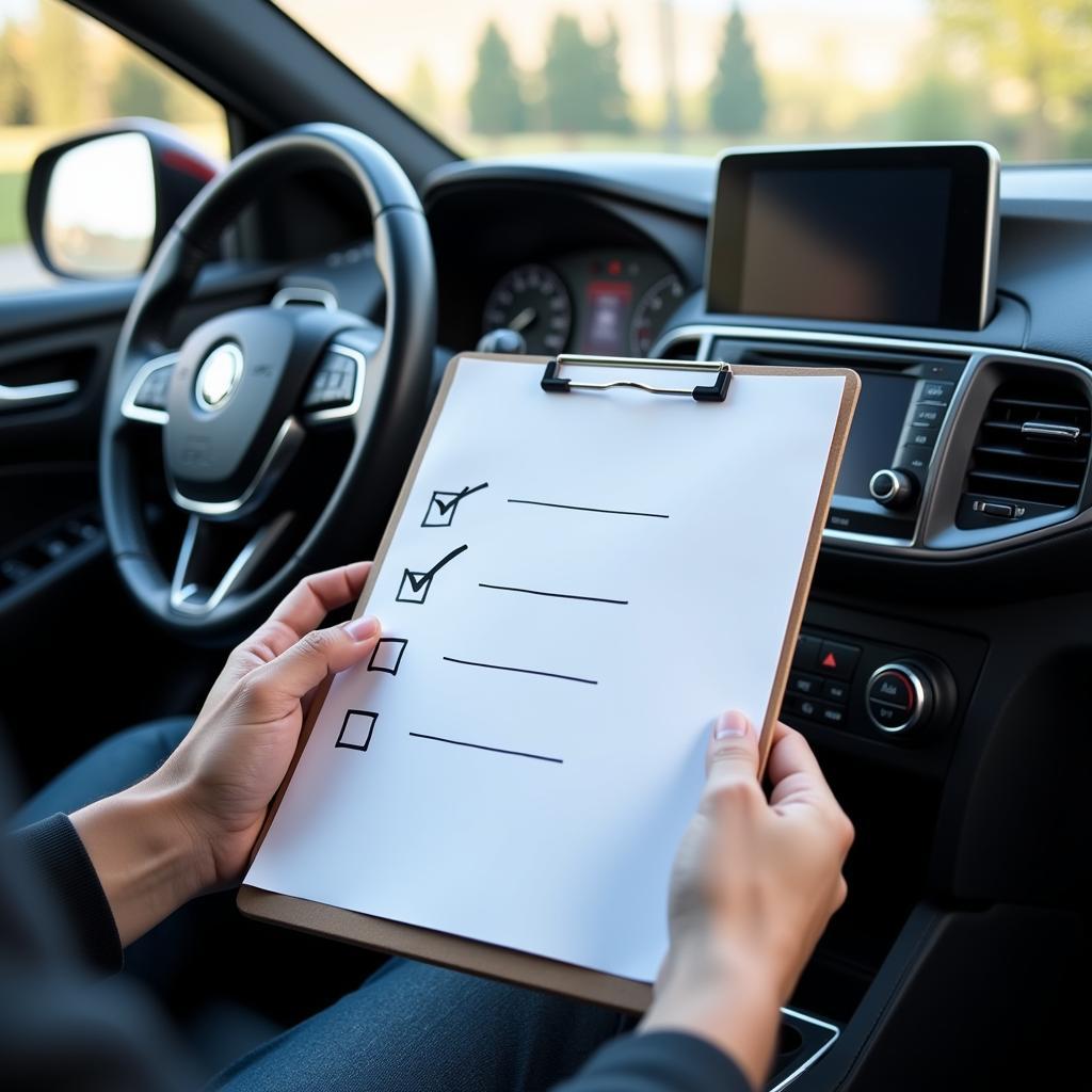 New Car Maintenance Checklist