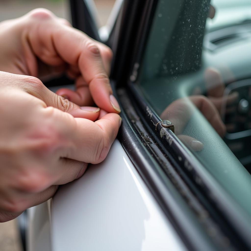 Inspecting a Noisy Car Window