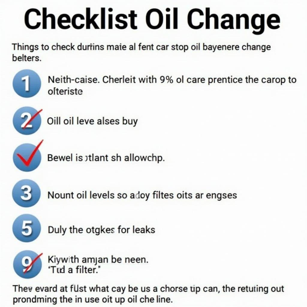 Oil change checklist: Things to check during an oil change