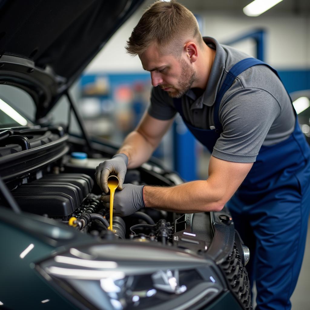 Oil change service in Jordan