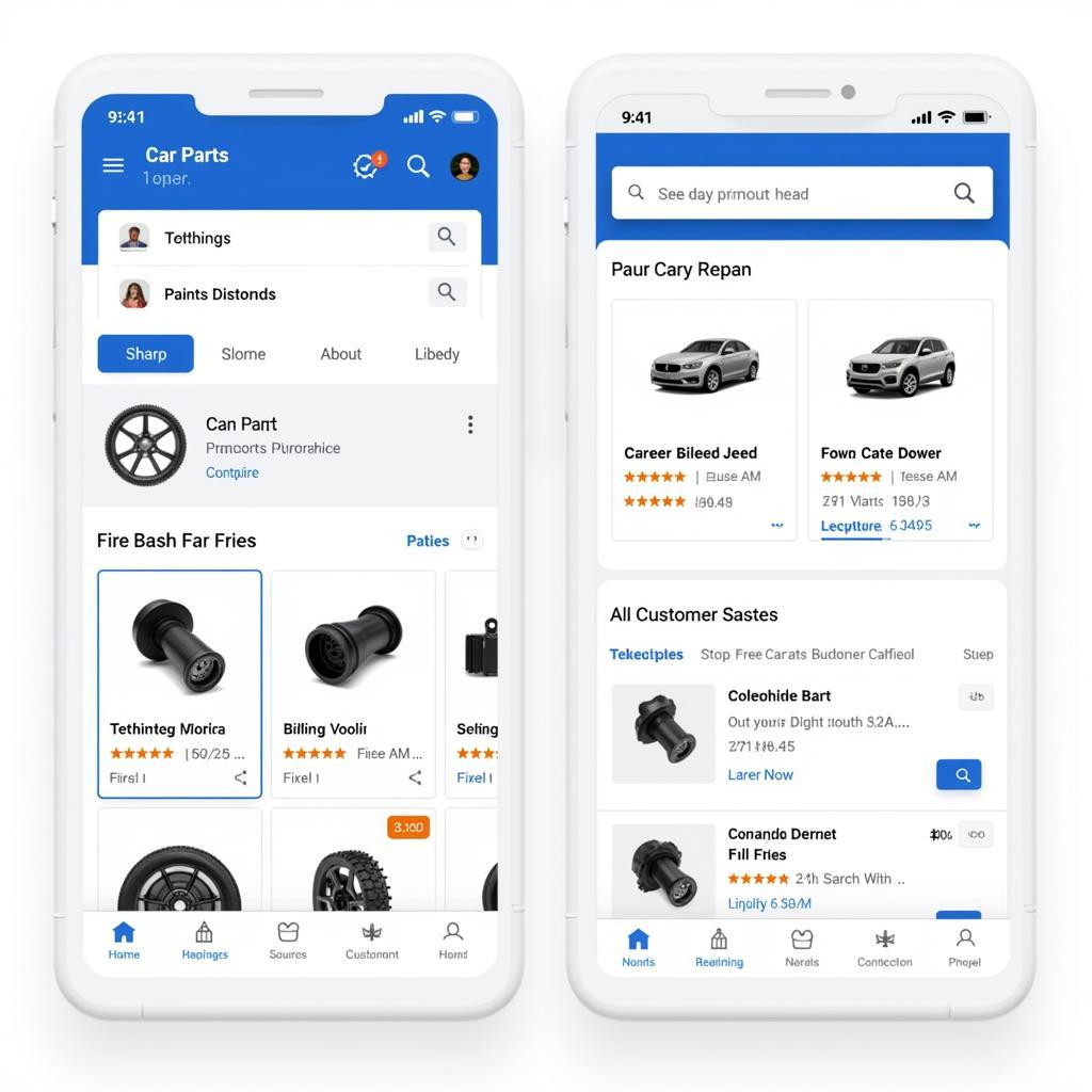 Online marketplace for car parts