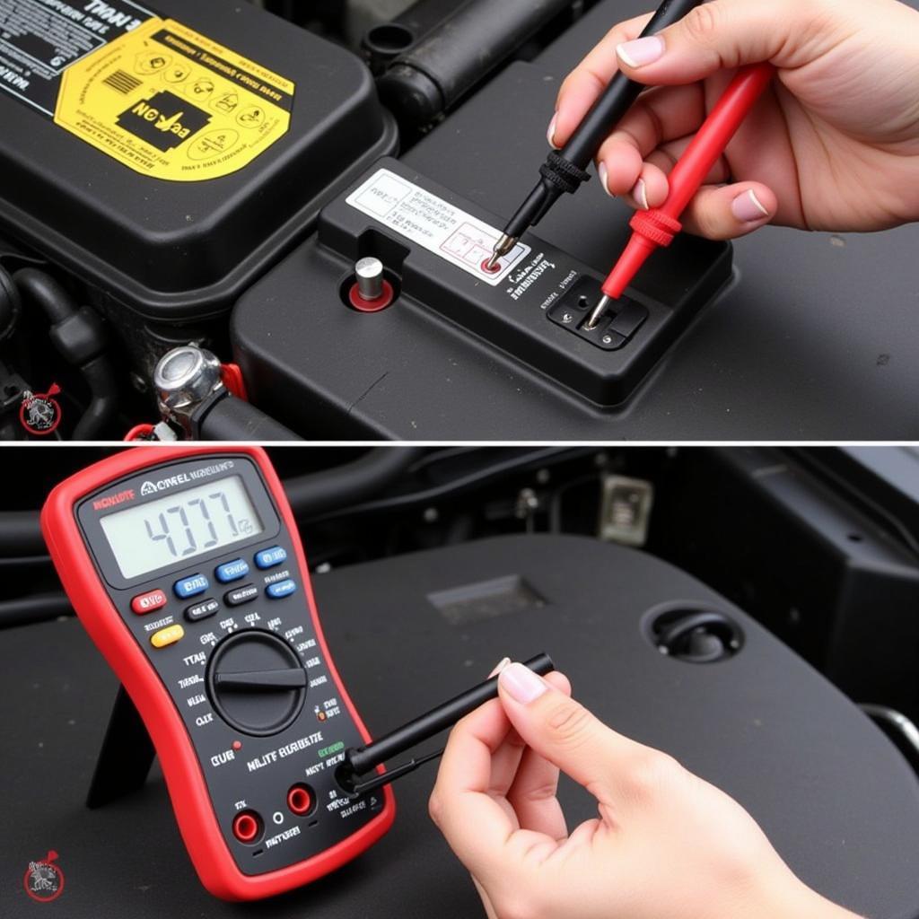 Parasitic Draw Test Using a Multimeter