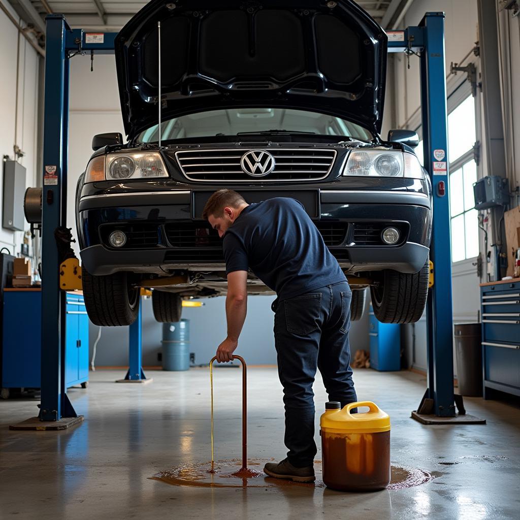 Changing Oil in a Petrol Car