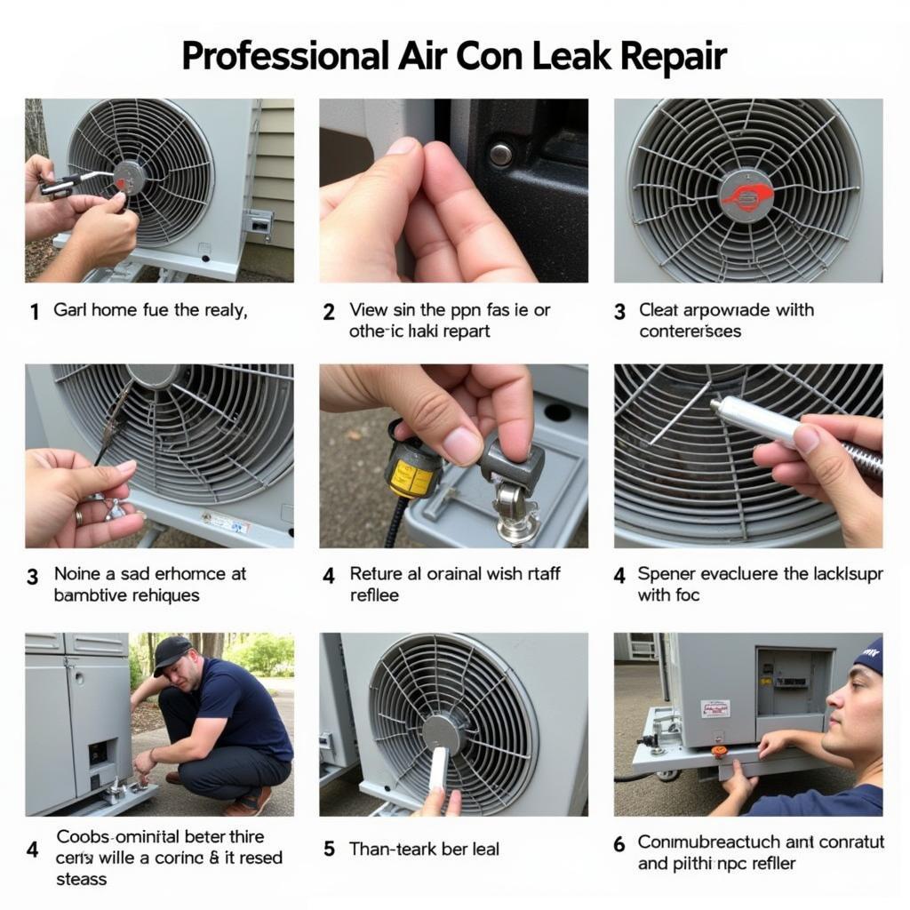 Professional Air Con Leak Repair Process