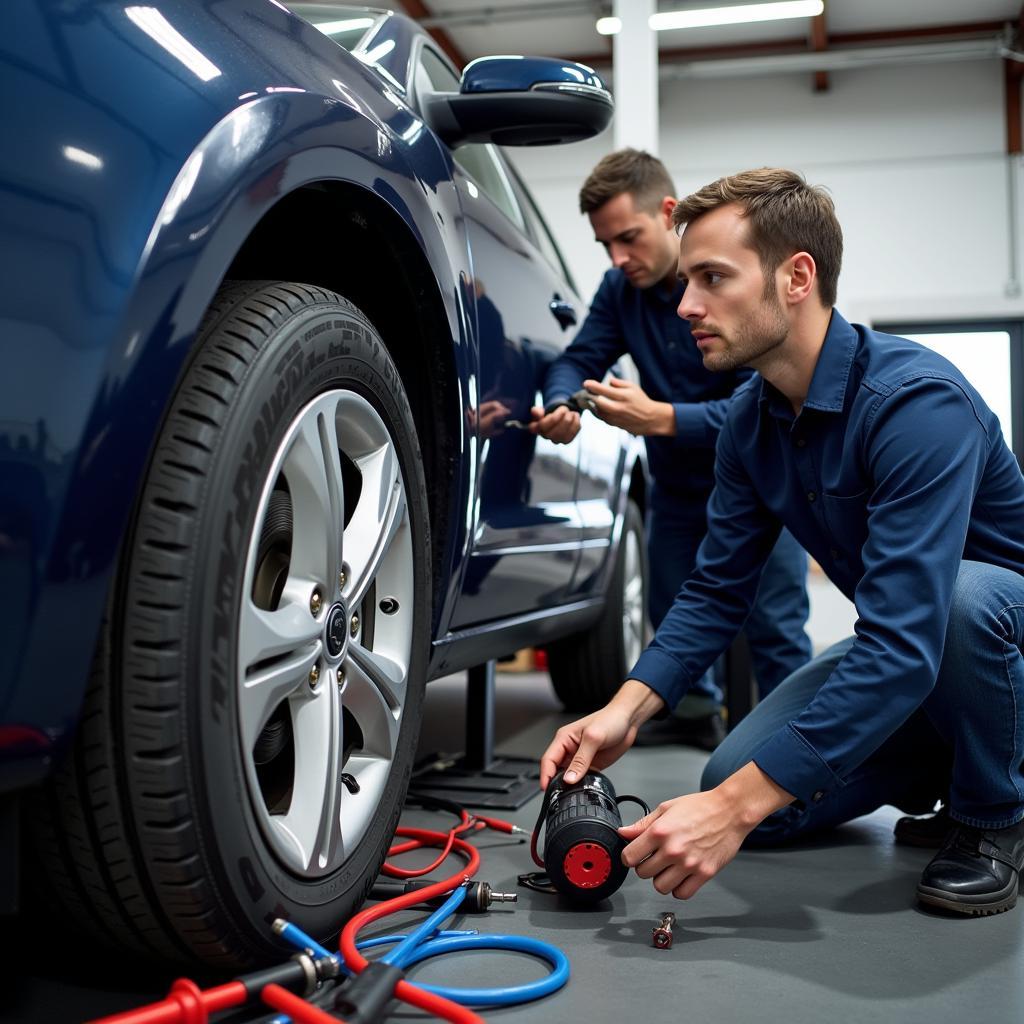 Professional Car AC Condenser Repair