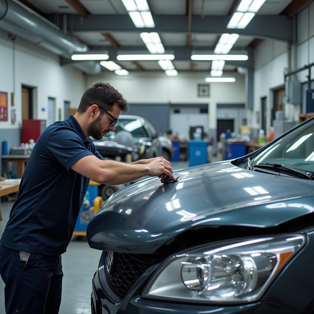 Professional Car Hood Repair Service