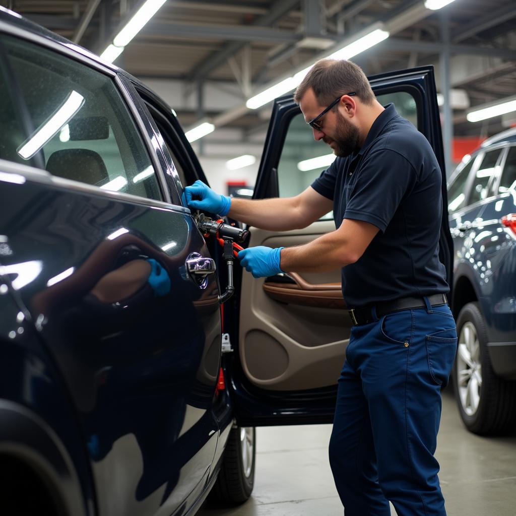 Professional Dent Repair in Auto Shop