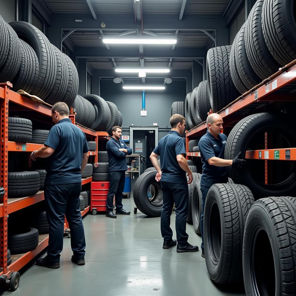 Professional Tire Repair Shop