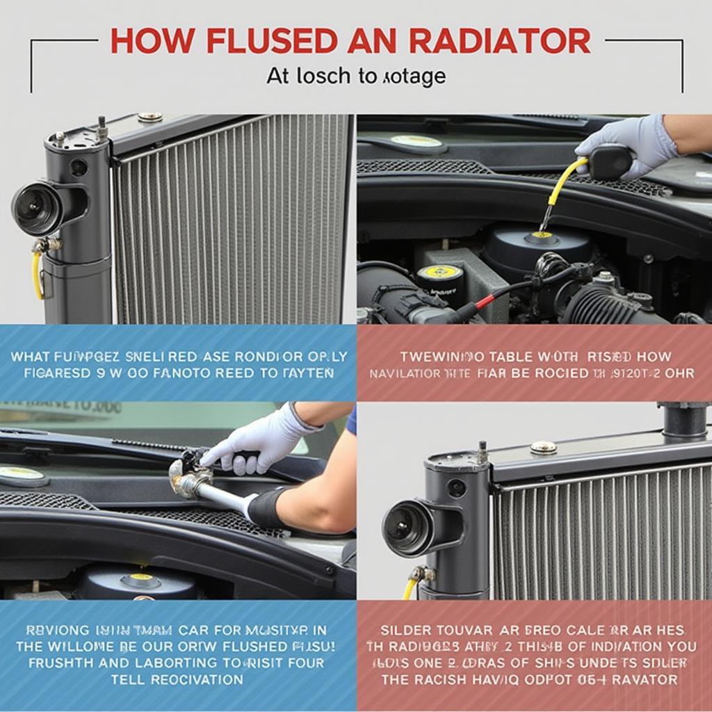 How to flush a radiator