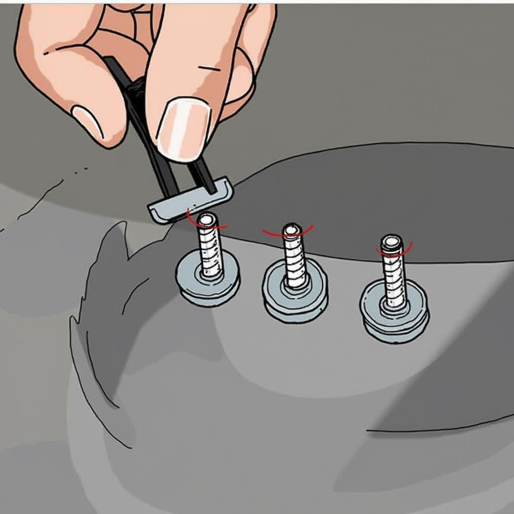 Repairing a broken mounting mechanism in a car cup holder