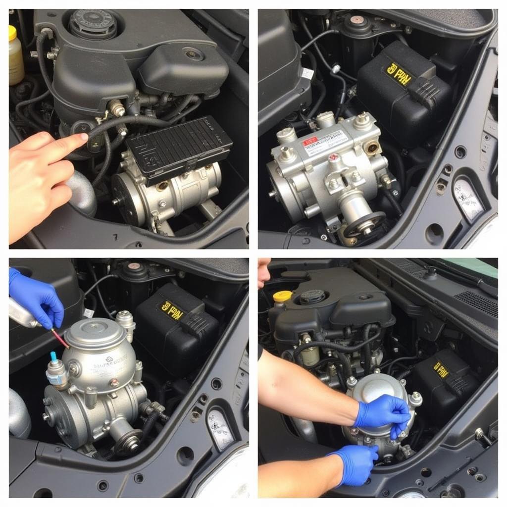 Replacing Car AC Compressor