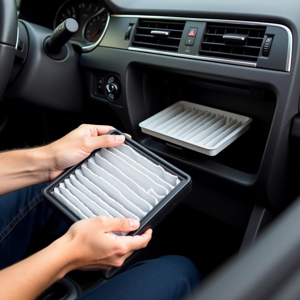 Replacing Car Cabin Air Filter