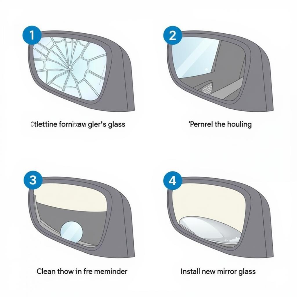  Replacing Broken Car Visor Mirror Glass