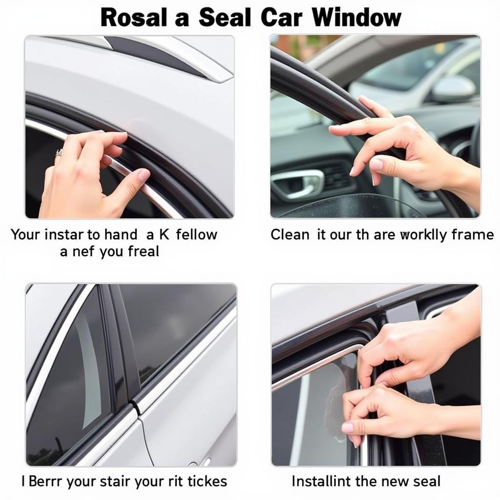 Replacing Damaged Car Window Seals