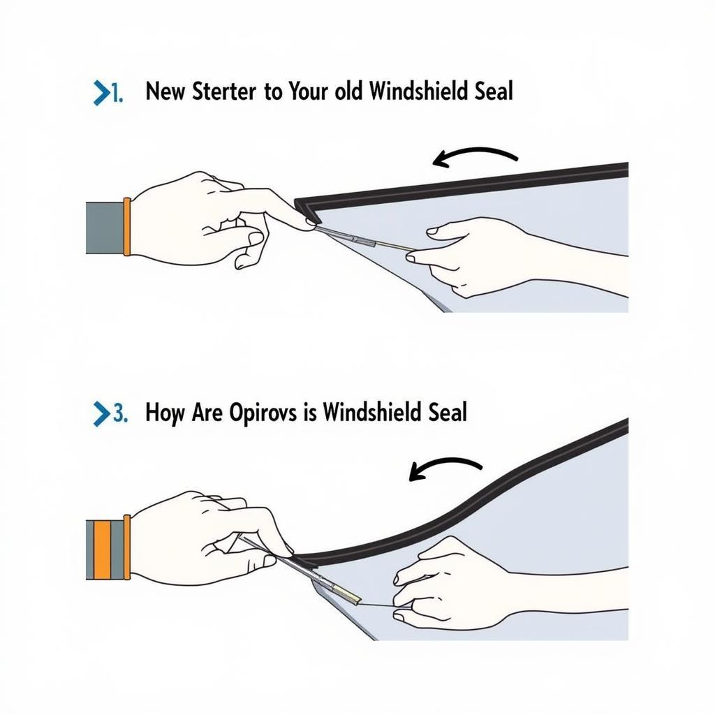 Replacing a Car Windshield Seal