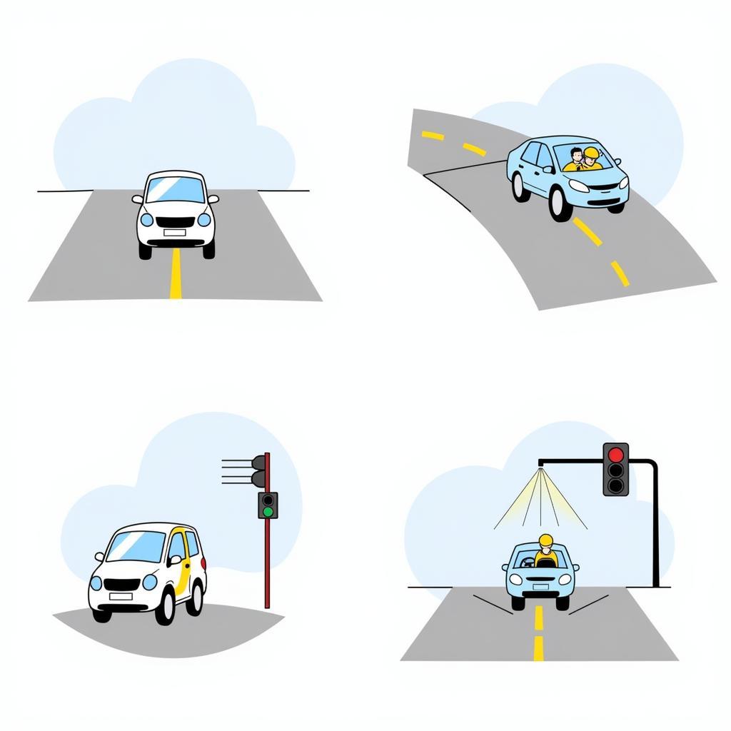 Safe Driving Tips Illustration