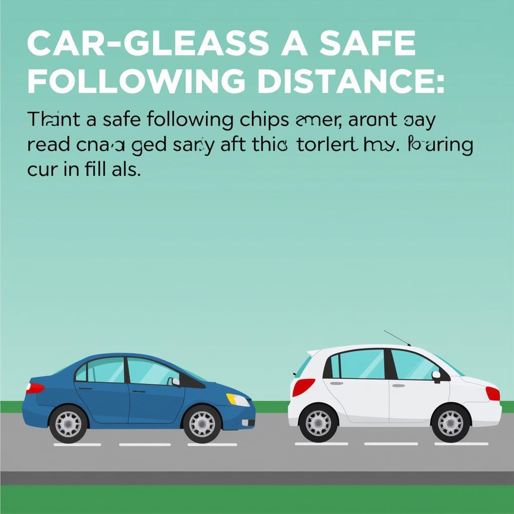 Safe Following Distance to Prevent Car Glass Chips