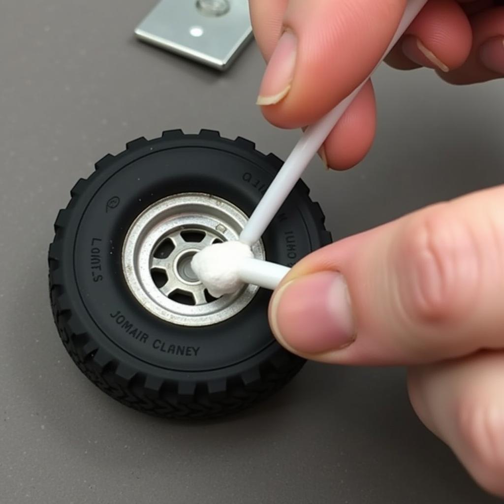 SCX Slot Car Tire Maintenance: Cleaning and Trueness Check