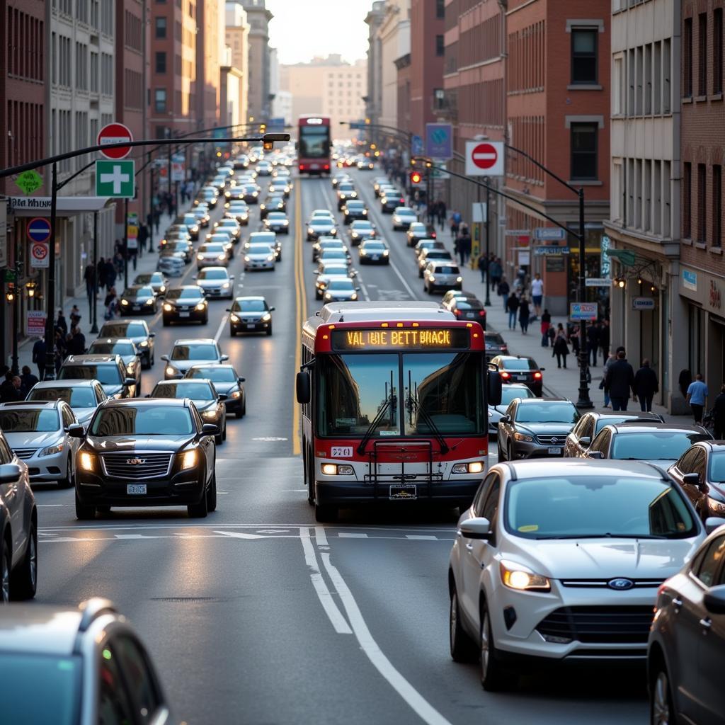 SEPTA Traffic Congestion on City Streets