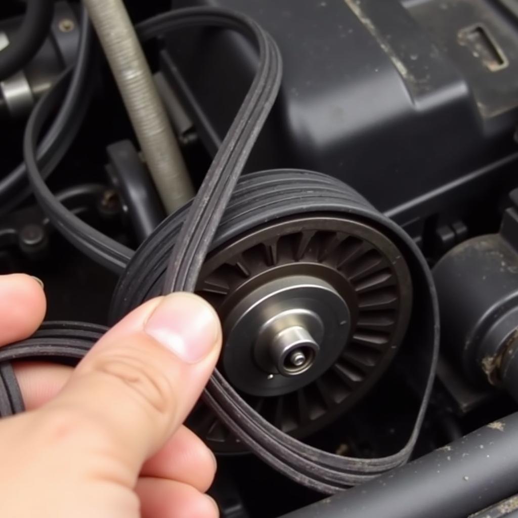 Inspecting a Car's Serpentine Belt