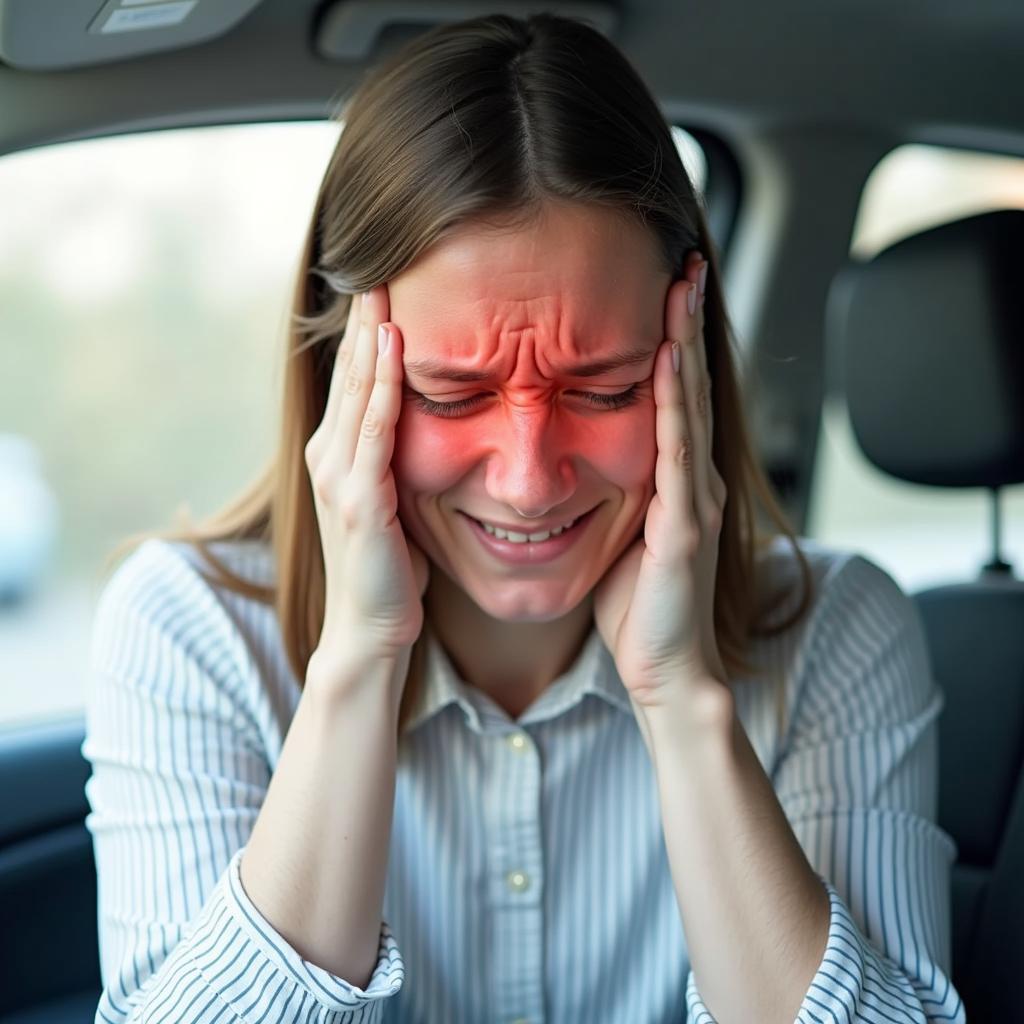 Sinus problems after car accident