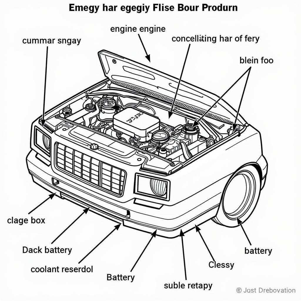 Smart Car 2002 Engine Compartment Overview