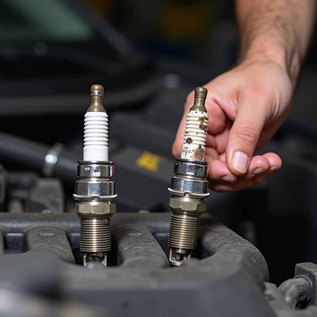 Replacing spark plugs for a smooth idle