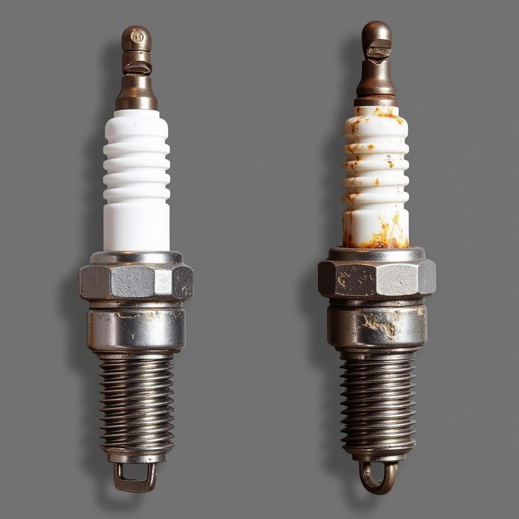 Spark Plugs: New vs. Old